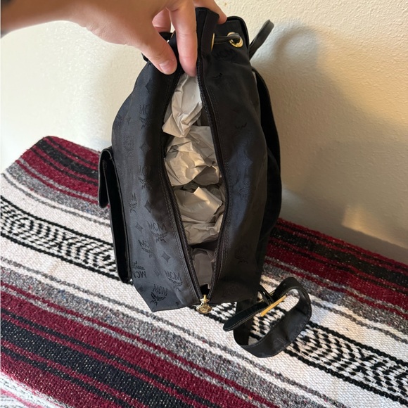 MCM Black Nylon Backpack - Picture 6 of 13